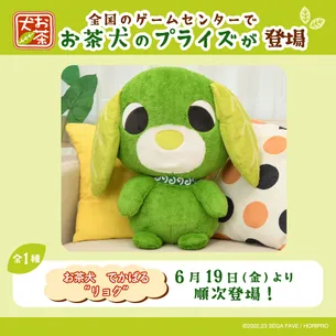 セガプライズから今月も『お茶犬』のプライズが登場！🍵
