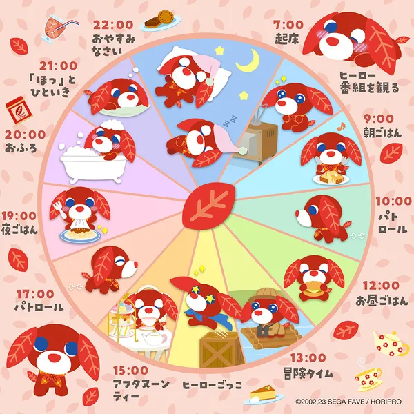 アールのスケジュール