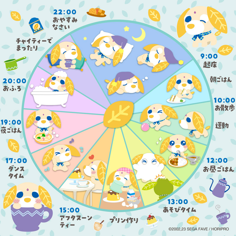 チャイのスケジュール